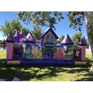 commercial inflatable princess castle bouncy house jumper for rentel