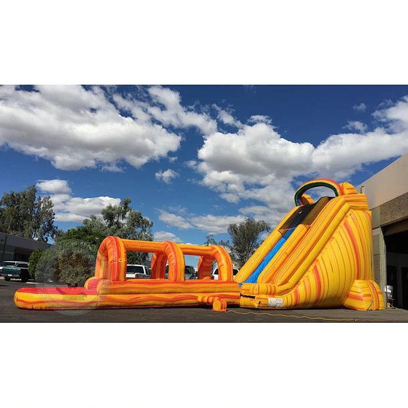 Fashion Water Park Equipment High Quality Small Water Slide With Pool