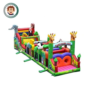 Water Vertical Rush Obstacle Course Inflatable