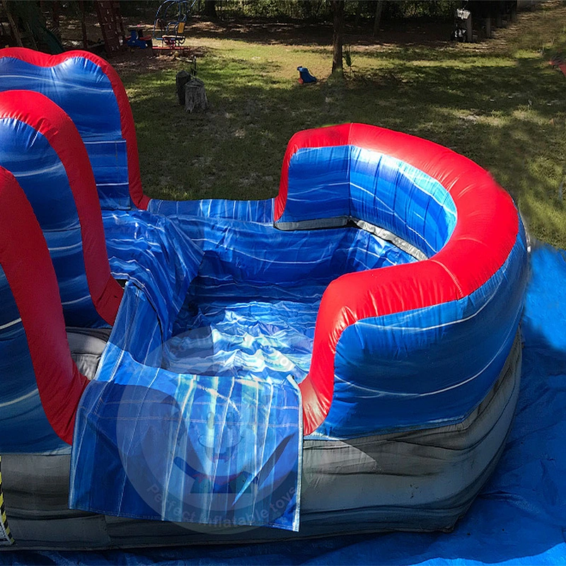 Customized New Technology Design Cheap PVC Material Long Water Slide