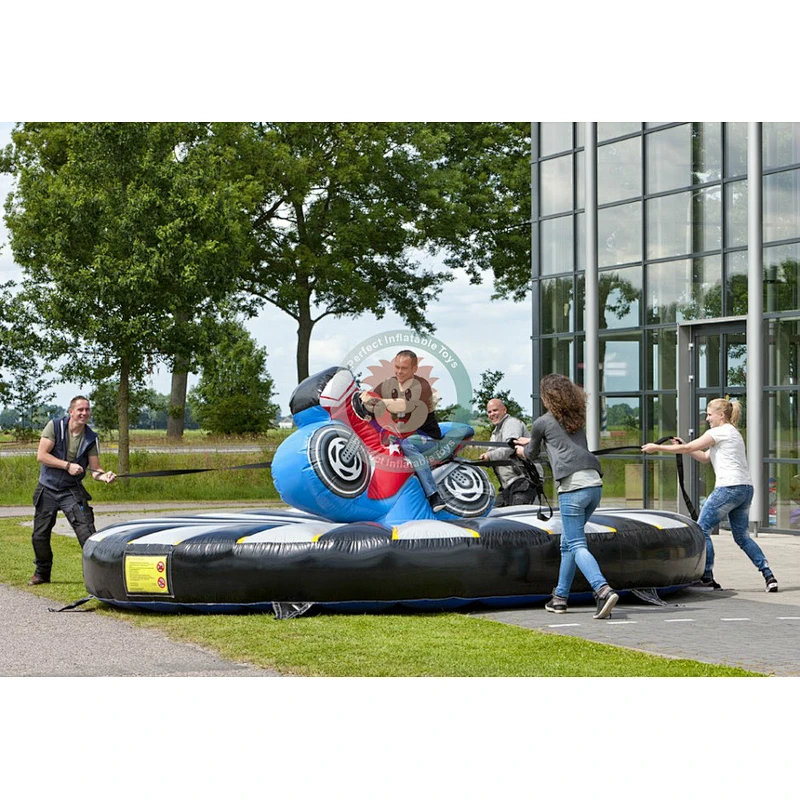 Commercial jumper cartoon design elephant inflatable pull rodeo