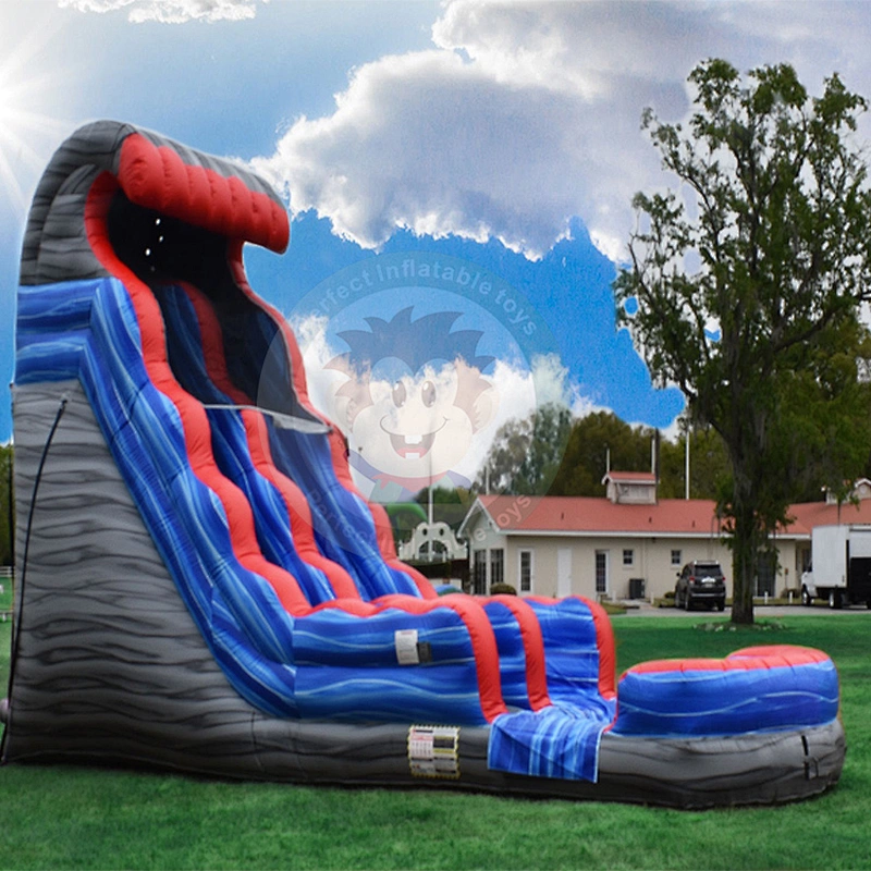Customized New Technology Design Cheap PVC Material Long Water Slide