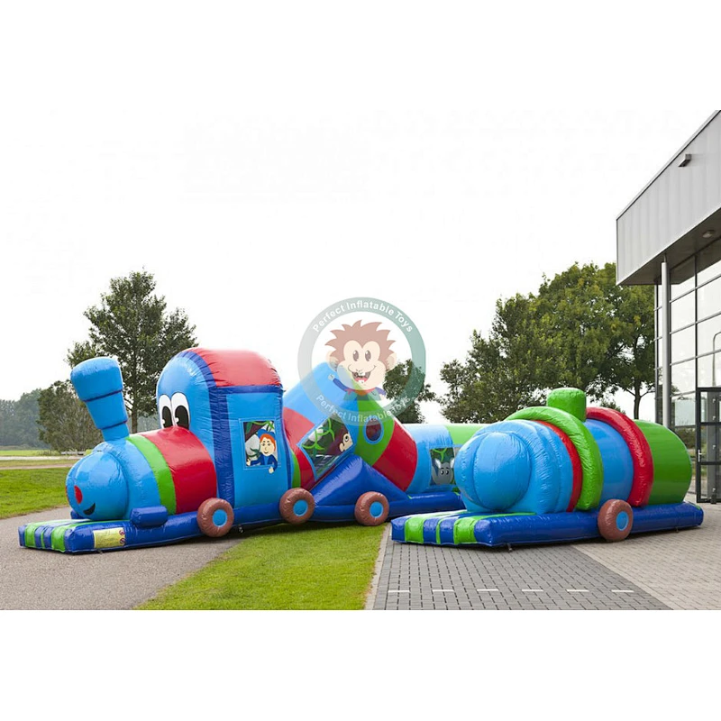 Park Commercial Tunnel Inflatable Obstacle Course Adult
