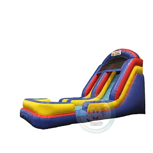 Summer Outdoor High Quality PVC Material Plastic Long Water Slide For Sale