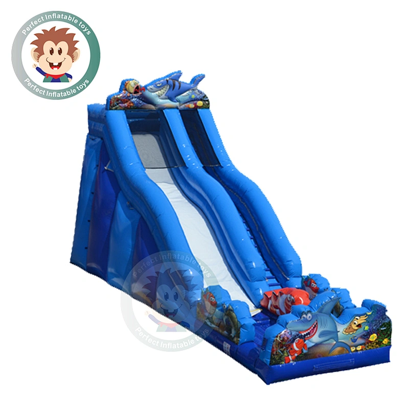 Hot Sale Kids Water Game Equipment Inflatable Water Slide With Swimming Pool