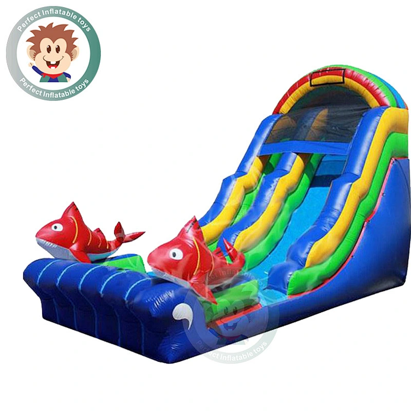 Hot Sale Summer New Design Long Inflatable Plastic Water Slide For Kids