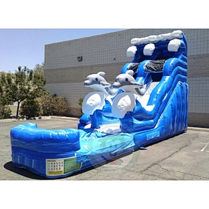Factory Price Wholesale Large Inflatable Floating Water Slide For Adults