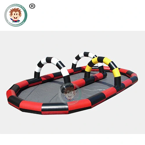 China Supplier Commercial Inflatable Race Track Portable Inflatable Go Kart Racing For Sale