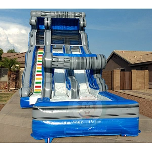 Factory Supply Best Material Kids Giant Bouncing Water Slide For Sale