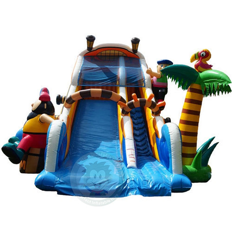 Customized Giant Water Park Used Inflatable Slip N Water Slide For Sale