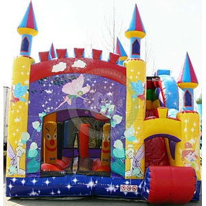 Commercial used for sale inflatable bounce house with slide
