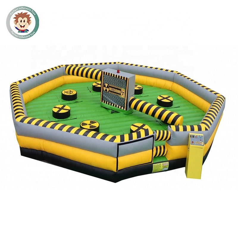 Inflatable wipeout Fun jump Sweeper Last Man Standing Game