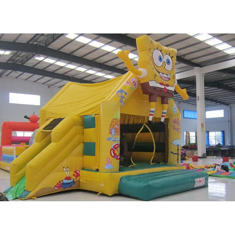 cartoon jumper slide bouncy house lovely inflatable bouncer with slide