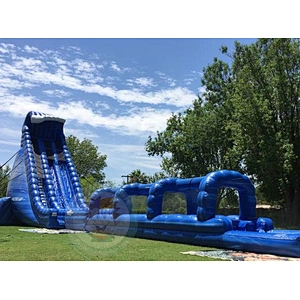 Customized Commercial Theme Inflatable  Slide Water Park For Kids And Adults