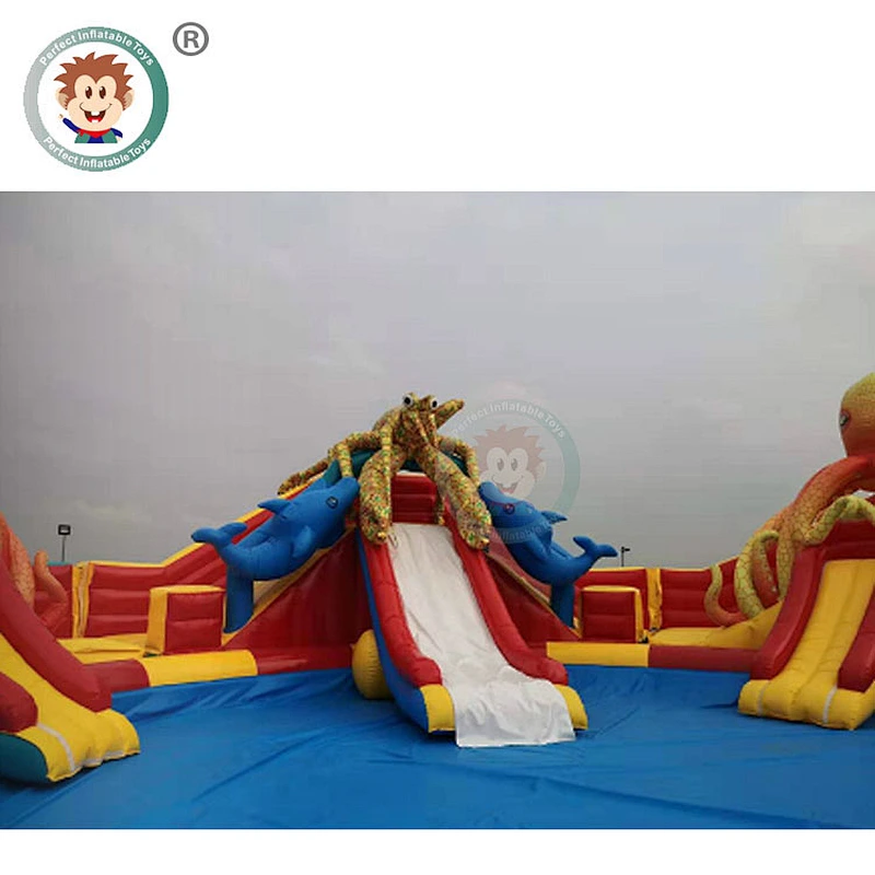Hot Sale Outdoor Water Playground Amusement Inflatable Water Slide For Kids