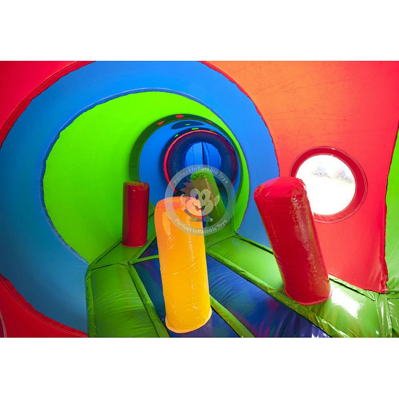 Park Commercial Tunnel Inflatable Obstacle Course Adult