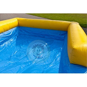 Outdoor Fashion Commercial PVC Tarpaulin Large Inflatable Water Slide For Rental