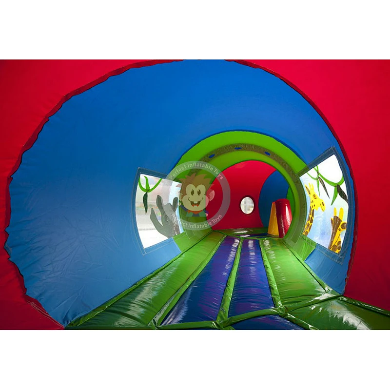 Park Commercial Tunnel Inflatable Obstacle Course Adult