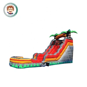 Bounce House With Kids Inflatable Dubai Water Slide