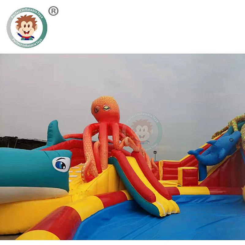 Hot Sale Outdoor Water Playground Amusement Inflatable Water Slide For Kids