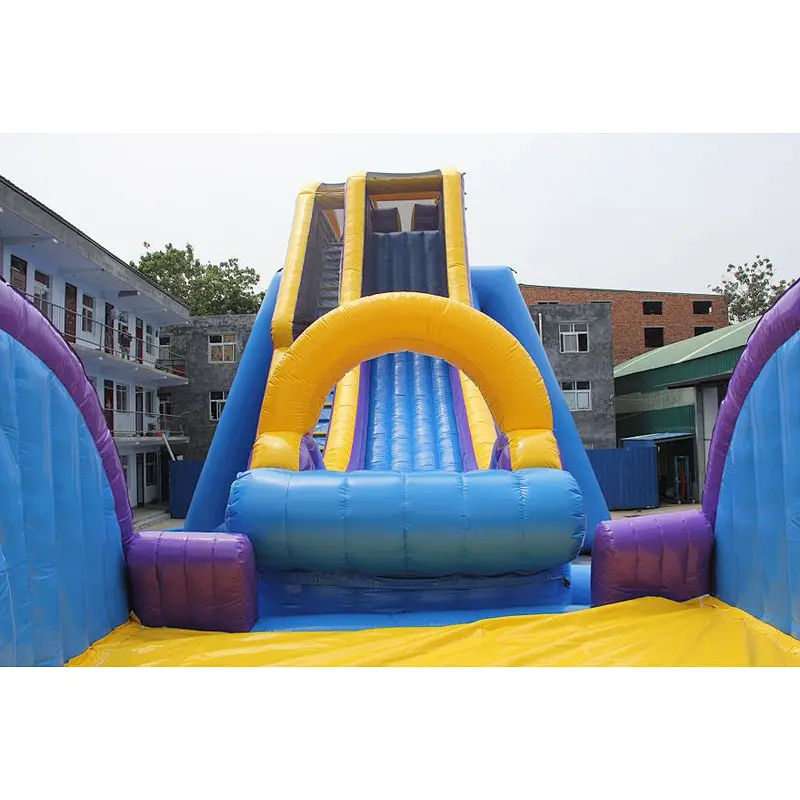 Commercial slide flying irritative inflatable drop kick slide