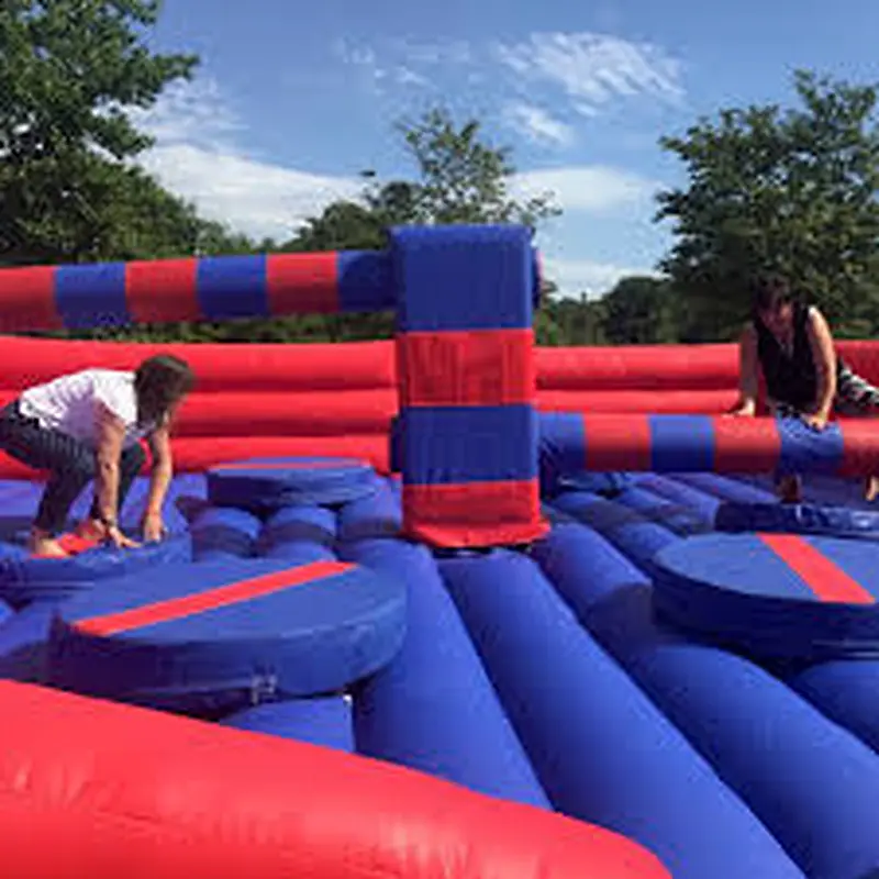 total wipeout sweeper sports inflatable hire fun inflatable games