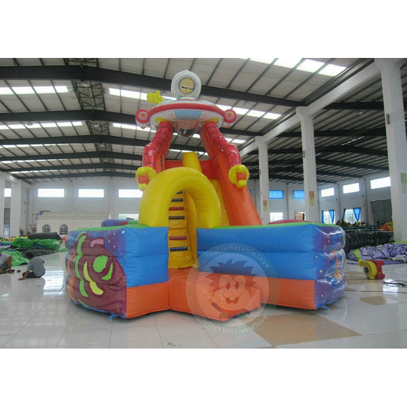Outdoor Commercial Inflatable Jumping Castle Water Slide For Adults And Kids