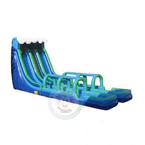 Durable PVC Material Commercial Grade Adult Size Inflatable Water Slide For Sale