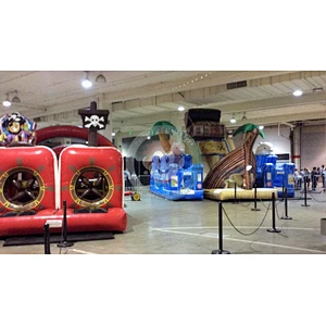 Commercial fun city inflatable castle for kids