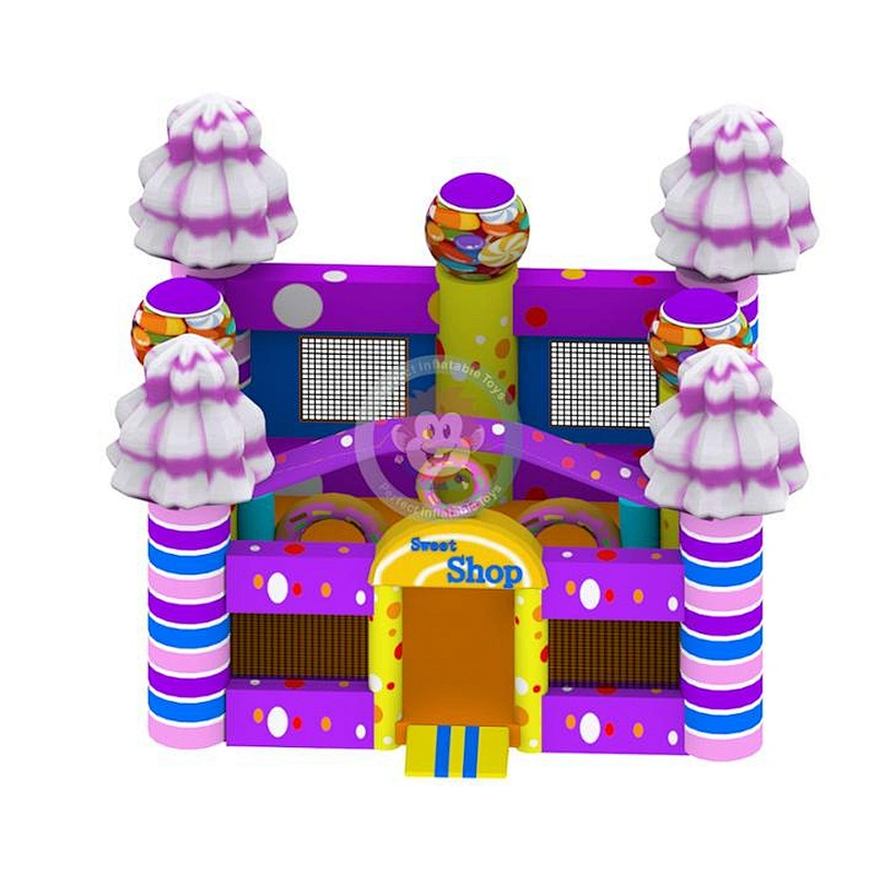 New design sweet shop kid inflatable bounce house for party