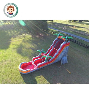 18ft India Drop Kick Inflatable Slide