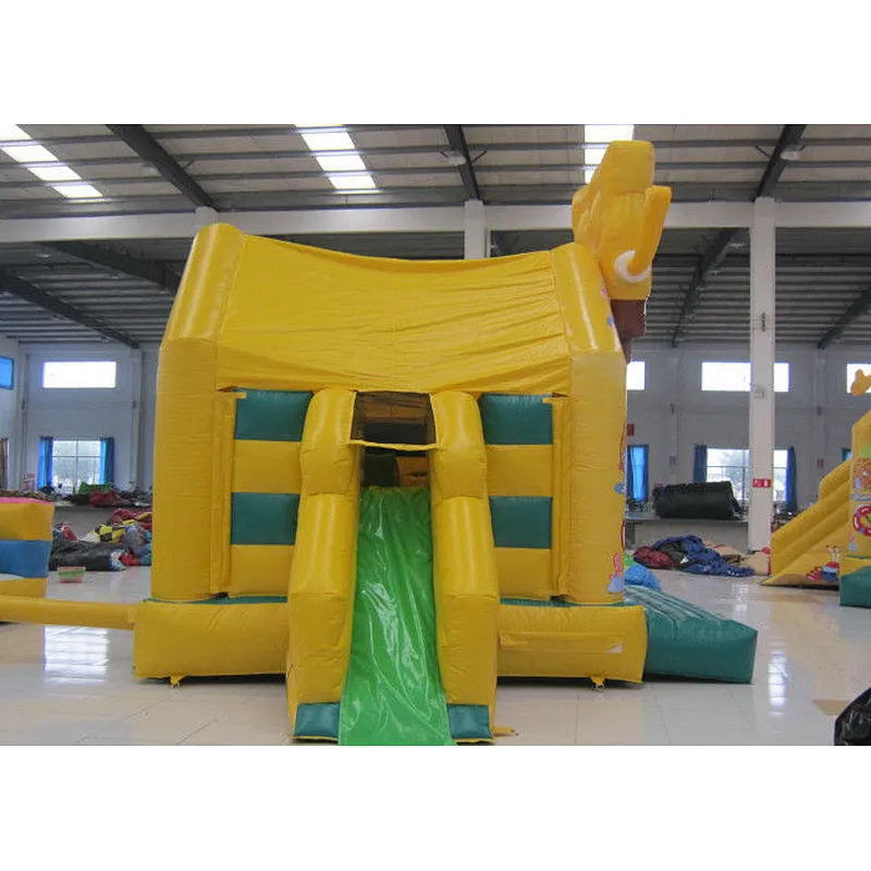 cartoon jumper slide bouncy house lovely inflatable bouncer with slide