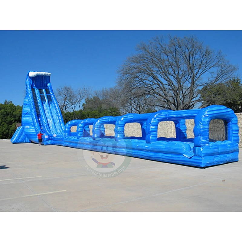 Summer Commercial Fiberglass Inflatable Water Slide For Large Water Park