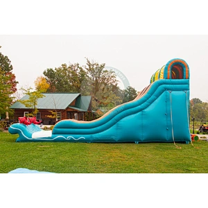 Hot Sale Outdoor PVC Tarpaulin Giant Inflatable Water Slide For Adult