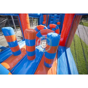 Park Commercial Tunnel Inflatable Obstacle Course Adult