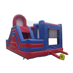 Inflatable spiderman bouncy house inflatable bouncer with slide for rental