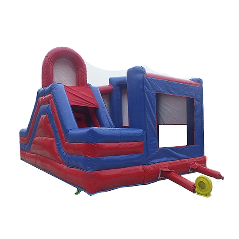 Inflatable spiderman bouncy house inflatable bouncer with slide for rental