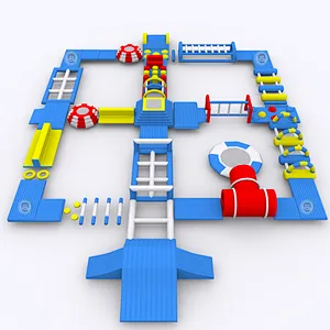 Giant Floating Sea Inflatable Commercial Water Park