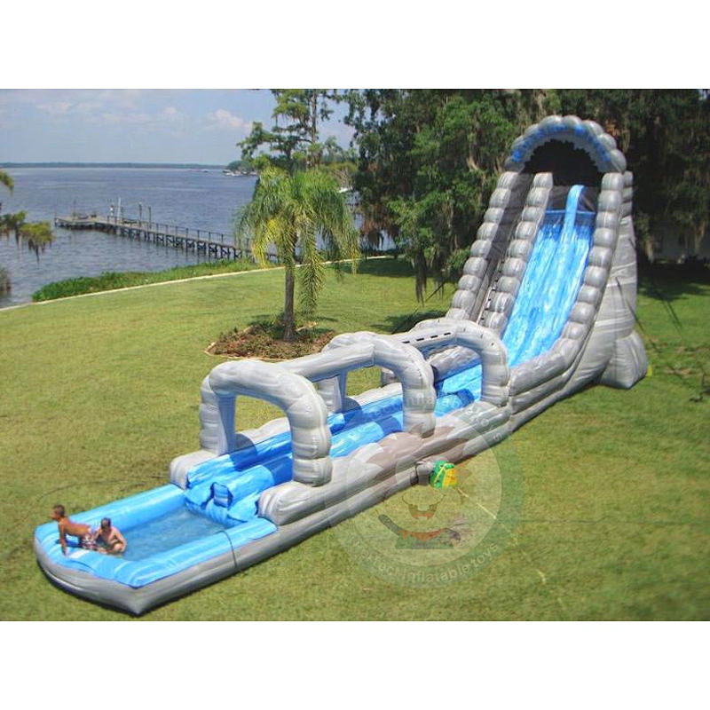 Factory Custom Party Game Large Beach Inflatable Water Slide For Kids And Adults
