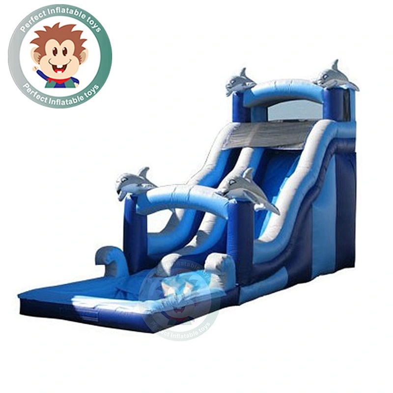 Factory Supply Best Material Kids Giant Bouncing Water Slide For Sale