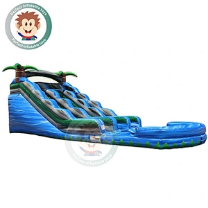 Commercial  Outdoor Giant Water Park Inflatable Water Slide For Sale