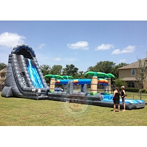Cheap Factory Price Commercial Water Park Equipment Inflatable Slide For Sale