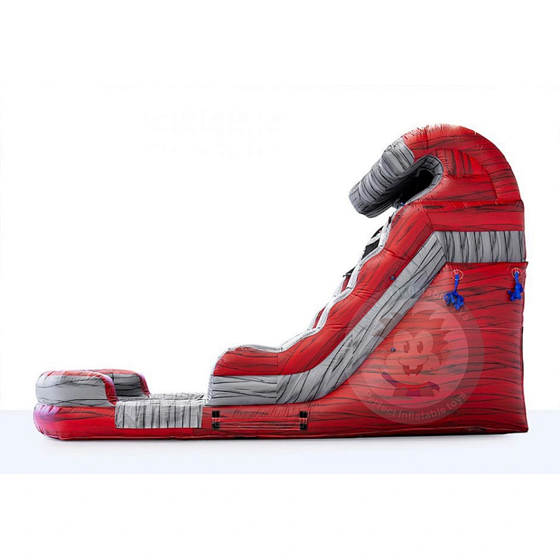 Commercial Grade Water Park Equipment Large Inflatable Elastic Water Slide For Sale