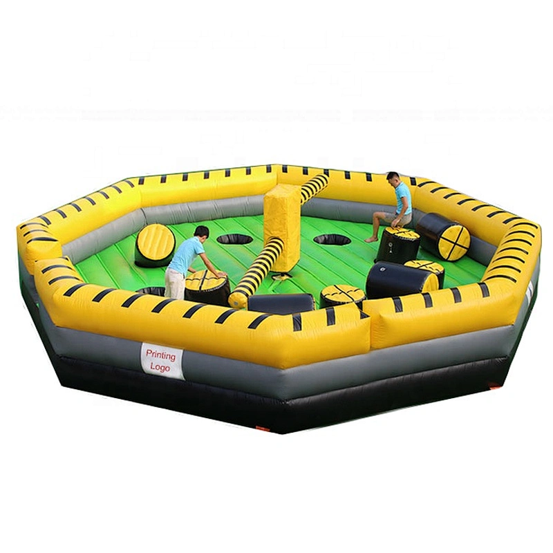 Inflatable wipeout Fun jump Sweeper Last Man Standing Game