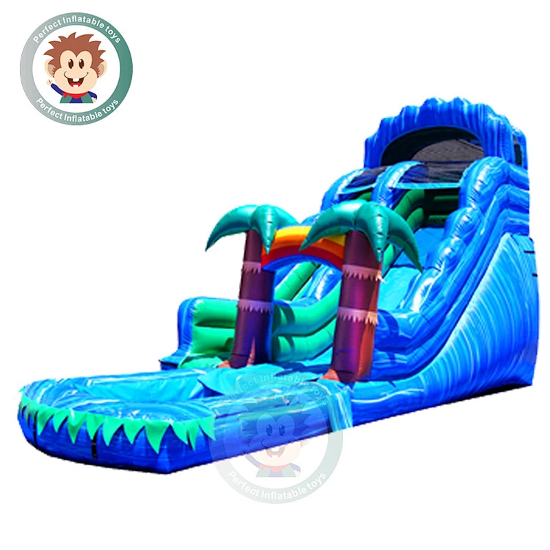 Professional Supply Commercial Adult Giant Size Inflatable Water Slide For Sale