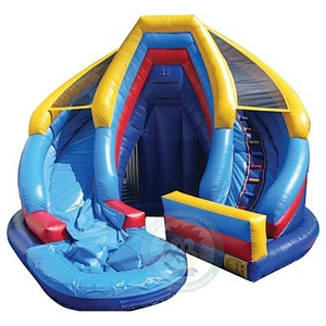 Hot Sale Summer New Design Long Inflatable Plastic Water Slide For Kids