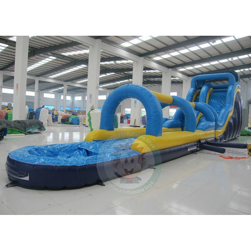 2019 Summer New Design Commercial Adult Size Inflatable Water Slide With Giant Pool