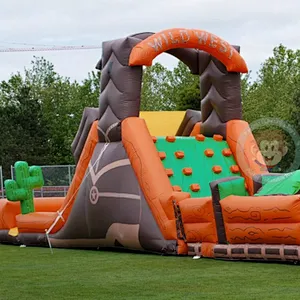Kids Water Course For Pool Inflatable Obstacle Challenge