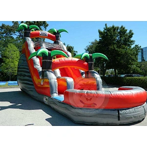 Custom Commercial Cheap Inflatable Water Slide And Swimming Pool For Kids