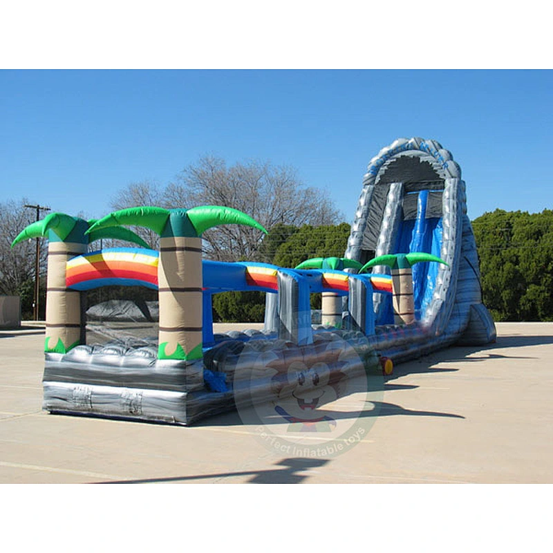 Custom Commercial Cheap Inflatable Water Slide And Swimming Pool For Kids